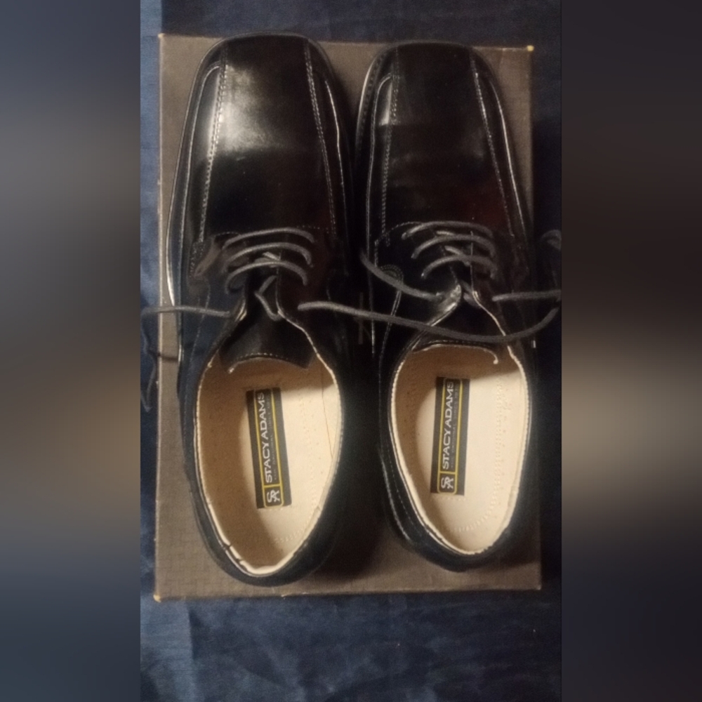 Stacy Adams Men's Black Oxfords